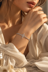 Fleur Silver Bracelet