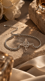 Fleur Silver Bracelet