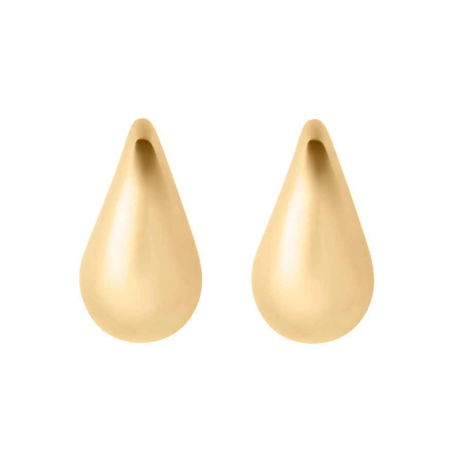 Women's Knot Stud Earrings - Modern Sculptural Design-Earrings-Admires Jewellery-Gold-Admires Jewellery