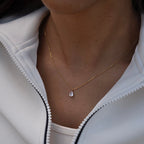 Women’s Pear-Shaped Pendant Necklace – Elegant Gold Drop Design-Necklaces-Admires Jewellery-Admires Jewellery