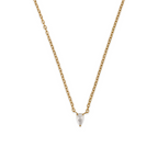 Women’s Pear-Shaped Pendant Necklace – Minimal Elegant Teardrop Design-Necklaces-Admires Jewellery-Admires Jewellery