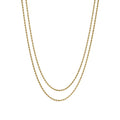 Women’s Two-Layer Charm Necklace – Confident Dual-Tone Design-Necklaces-Admires Jewellery-Gold-Admires Jewellery